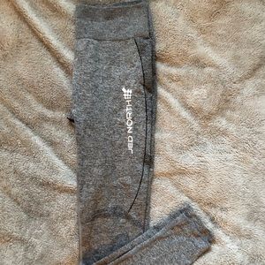 Seamless Grey High Rise Workout Leggings